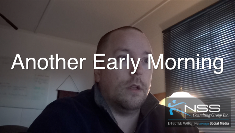 Brandon Vlog 14 – Another Early Morning